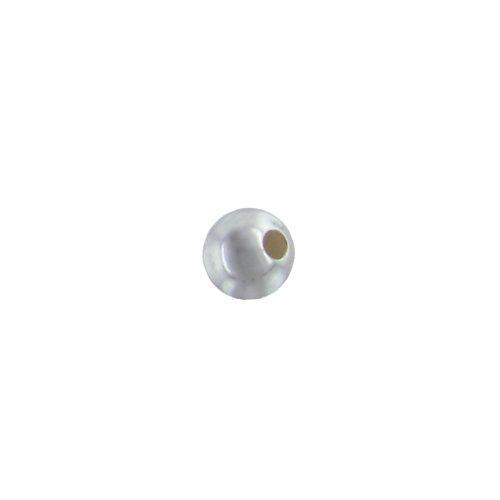 Beads. Sterling Silver 2.0mm Smooth Plain Round Bead. Quantity per pack: 100 Pieces.