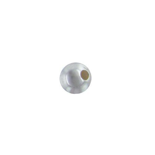 Beads. Sterling Silver 3.0mm Smooth Plain Seamless Round Bead. Quantity per pack: 100 Pieces.