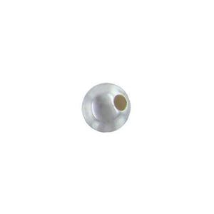 Beads. Sterling Silver 4.0mm Smooth Plain Round Seamless Bead. Quantity per pack: 100 Pieces.