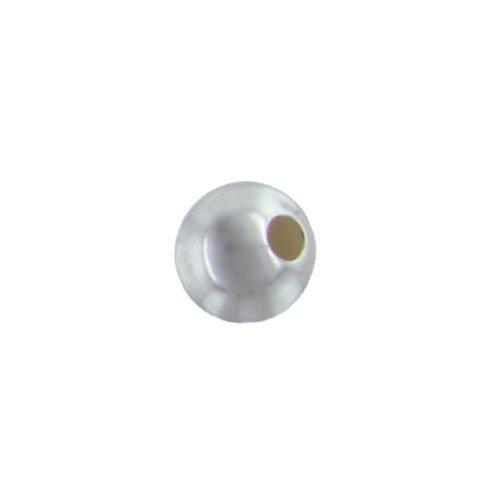 Beads. Sterling Silver 6.0mm Smooth Plain Round Seamless Bead. Quantity per pack: 20 Pieces.