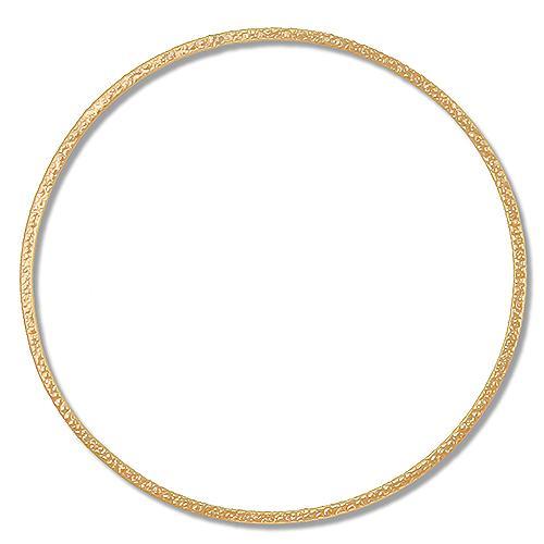 Bangles. Gold Filled 61.00mm Width / Length Hammered Bangle. Quantity Per Pack: 1 Piece.