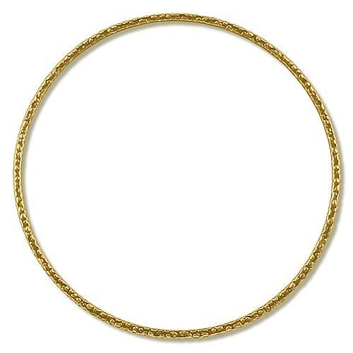 Bangles. Gold Filled 67.00mm Width / Length Hammered Bangle. Quantity Per Pack: 1 Piece.