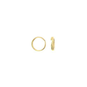 Split Rings. Gold Filled 21.0 Gauge, 7.0mm Width / Length / Height, Round Split Ring. Quantity Per Pack: 10 Pieces.