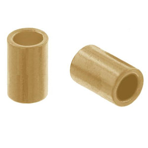 Crimps & Crimp Covers. Gold Filled 2.0mm Width by 1.0mm Length, Plain Crimp Tube Beads. Quantity Per Pack: 100 Pieces.