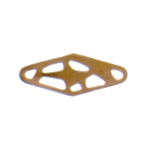 Gold Filled 4.4mm Width by 11.0mm Length by 0.1mm Thick, Plaque. Quantity per pack: 20 Pieces.