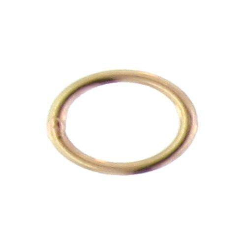 Jump Rings. Gold Filled 20.0 Gauge 5.2mm Width by 4.2mm Length, Smooth Close Oval Jump Ring. Quantity Per Pack: 20 Pieces.