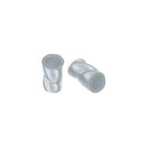 Crimps & Crimp Covers. Sterling Silver 2.0mm Width by 2.0mm Length, Twisted Crimp Tube Beads. Quantity Per Pack: 100 Pieces.