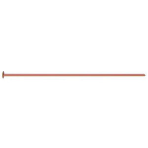 Pins. Copper 24.0 Gauge, 2.0 Inch Head Pin With 1.5mm Flat Head. Quantity Per Pack: 100 Pieces.