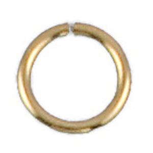 Sterling Silver Gold Plated, 16.5 Gauge, 10.0mm Width / Length / Height, Smooth Open Jump Ring. Quantity Per Pack: 25 Pieces.