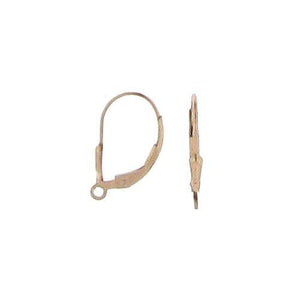 Ear Findings. Gold Filled 9.7mm Width by 17.0mm Length, Plain Lever Back, With 2.1mm Width by 4.5mm Tear Drop towards the bottom. Quantity Per Pack: 10 Pieces.