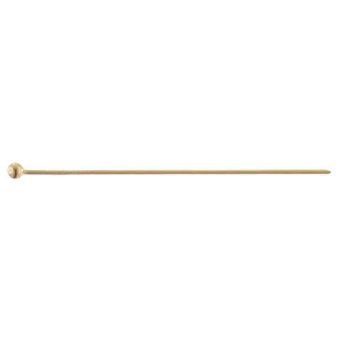 Pins. Gold Filled 26.0 Gauge, 1.5 Inch Ball Pin With 1.2mm Ball Head. Quantity Per Pack: 20 Pieces.