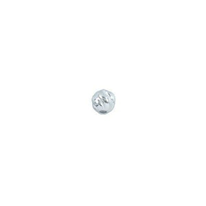 Beads. Sterling Silver 7.0mm Seamless Twisted Round Bead. Quantity per pack: 10 Pieces.