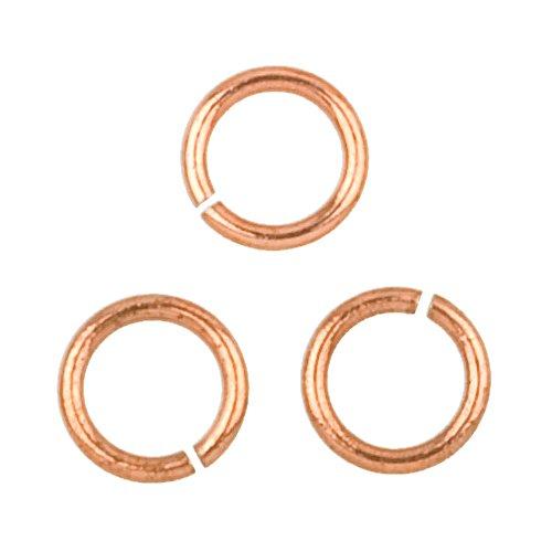 Jump Rings. Copper 22.0 Gauge 3.9mm Width / Length / Height, Smooth Open Jump Ring. Quantity Per Pack: 100 Pieces.