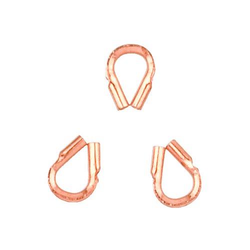 Wire Savers. Copper 3.7mm Width by 4.7mm Length Wire Savers for Small Wire. Quantity Per Pack: 100 Pieces.