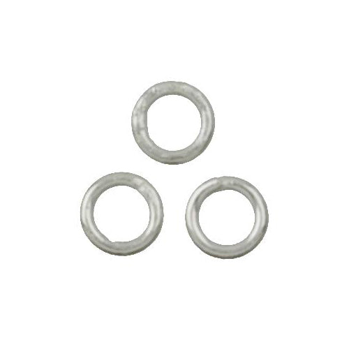 Jump Rings. Sterling Silver 22.0 Gauge 4.0mm Width / Length / Height, Smooth Close Jump Ring. Quantity Per Pack: 50 Pieces.