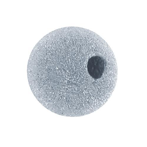 Beads. Sterling Silver 7.0mm Width / Length / Height Stardust Seamless Round Bead. Quantity per pack: 10 Pieces.