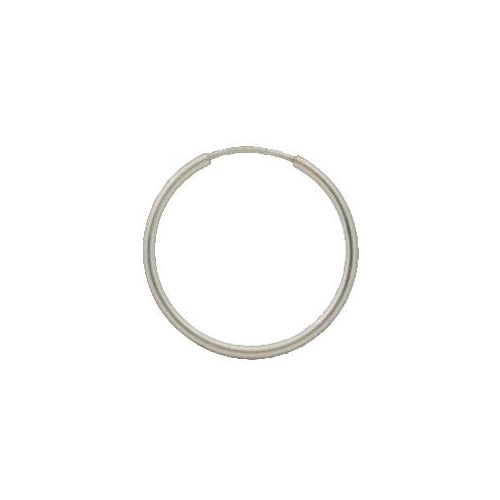 Ear Findings. Sterling Silver 16.0 Gauge, 18.0mm Width / Length Infinity / Endless Hoop. Quantity Per Pack: 10 Pieces.