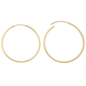 Ear Findings. 14kt Gold Filled 15.0 Gauge, 26.5mm Width / Length Infinity / Endless Hoop. Quantity Per Pack: 4 Pieces.