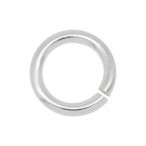 Jump Rings. Sterling Silver 16.0 Gauge 8.0mm Width / Length / Height, Smooth Magic Ring. Quantity Per Pack: 20 Pieces.