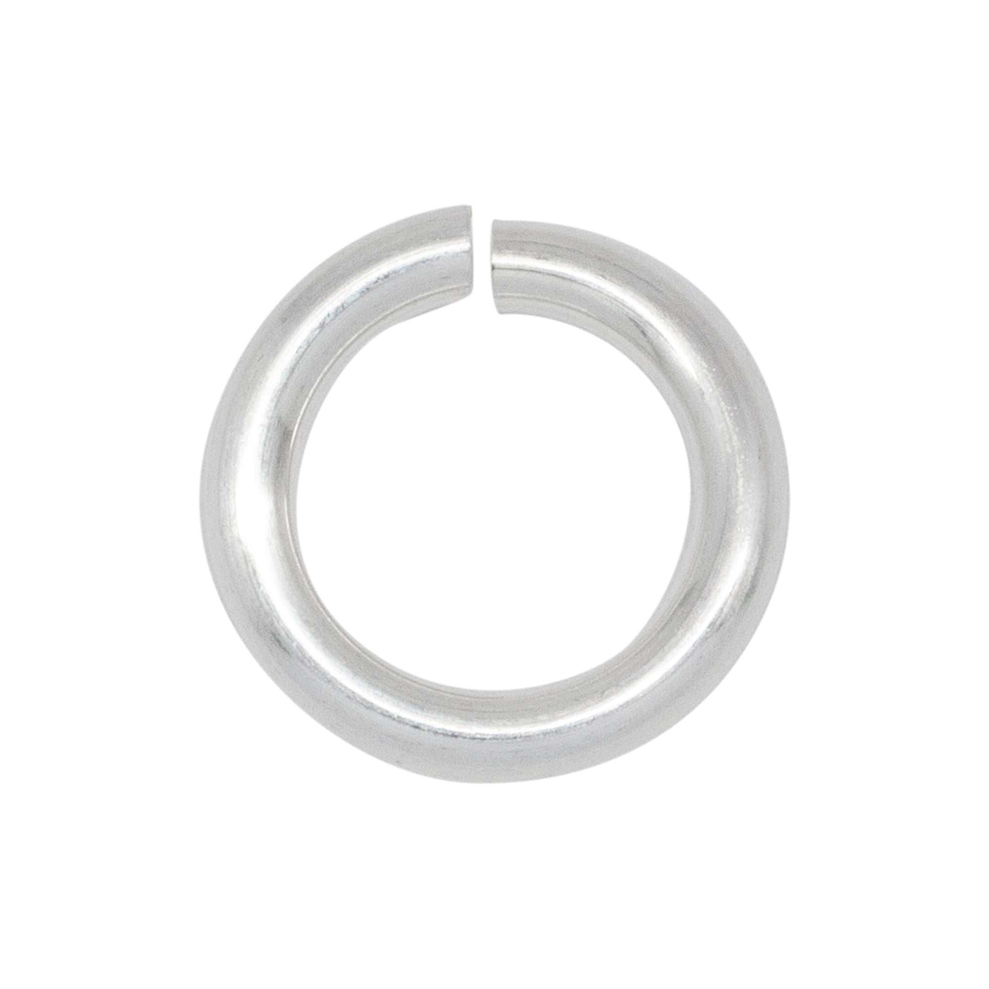 Sterling Silver 18.0 Gauge, 6.0mm Width / Length / Height, Smooth Open ...