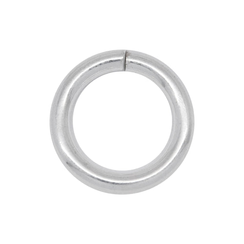 Jump Rings. Sterling Silver 16.0 Gauge 8.0mm Width / Length / Height, Smooth Open Jump Ring. Quantity Per Pack: 20 Pieces.