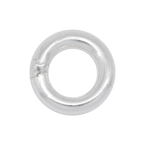 Jump Rings. Sterling Silver 20.0 Gauge 4.0mm Width / Length / Height, Smooth Close Jump Ring. Quantity Per Pack: 100 Pieces.