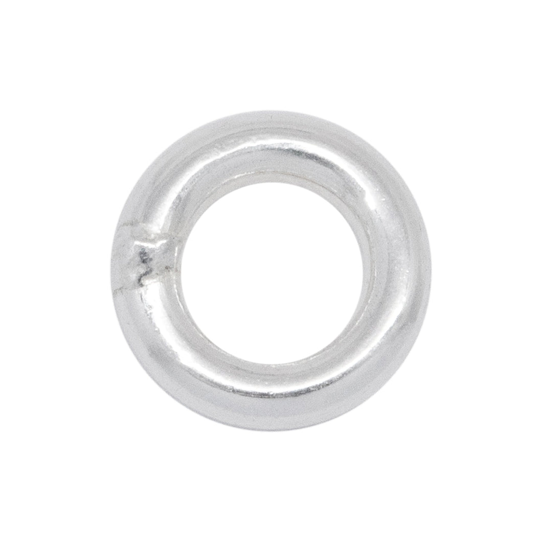 Jump Rings. Sterling Silver 20.0 Gauge 4.0mm Width / Length / Height, Smooth Close Jump Ring. Quantity Per Pack: 100 Pieces.