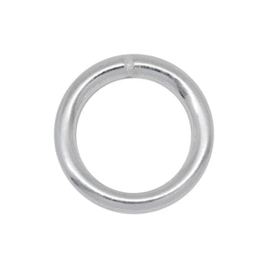 Jump Rings. Sterling Silver 18.0 Gauge 8.0mm Width / Length / Height, Smooth Closed Jump Ring. Quantity Per Pack: 20 Pieces.