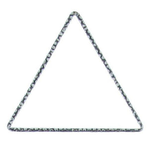 Sterling Silver Oxidized, 16.4mm Width by 0.9mm Length by 14.9mm Height, Hammered Triangle Connector. Quantity Per Pack: 10 Pieces.