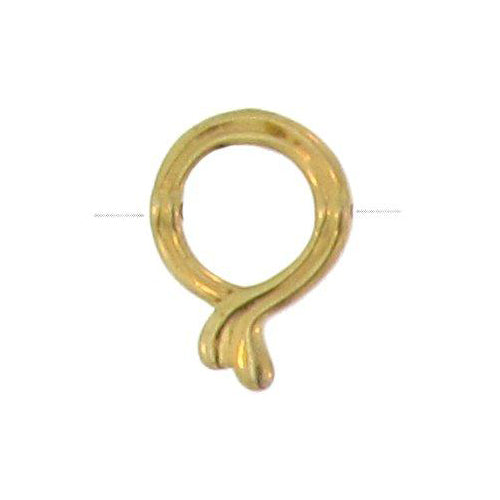 Sterling Silver Gold Plated, 25.0mm Width by 2.0mm Length by 18.0mm Height, Fancy Bead Frame. Quantity per pack: 2 Pieces.