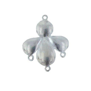 Sterling Silver, 21.3mm Width by 2.4mm Length by 25.8mm Height, Fancy Chandelier. Quantity Per Pack: 2 Pieces.