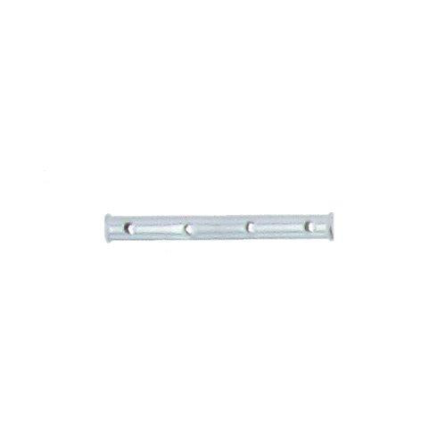 Sterling Silver, 3.3mm Width by 3.3mm Length by 23.0mm Height, 4 Strand Plain Tube Spacer Bar. Quantity Per Pack: 4 Pieces.