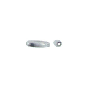 Sterling Silver, 3.5mm Width by 3.5mm Length by 10.4mm Height, Oval Bead. Quantity per pack: 10 Pieces.