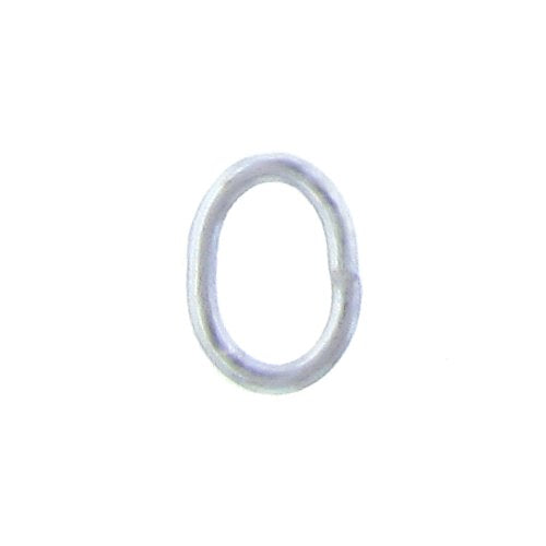 Sterling Silver, 20.0 Gauge, 5.8mm Width by 4.2mm Height, Smooth Close Oval Jump Ring. Quantity Per Pack: 20 Pieces.