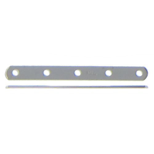 Sterling Silver, 2.3mm Width by 24.0mm Height by 0.4mm Thickness, 5 Strand Plain Flat Spacer Bar. Quantity Per Pack: 10 Pieces.