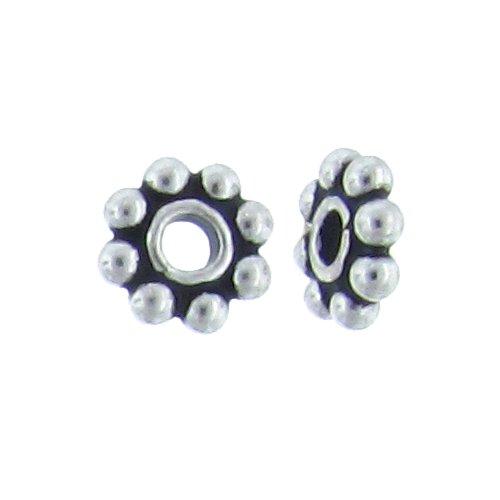 Sterling Silver Oxidized, 15.2mm Width / Height by 3.1mm Length, Textured Circle Toggle Clasp Ring, and 3.2mm Width by 21.0mm Length, Textured Toggle Clasp Bar. Quantity Per Pack: 2 Pairs.