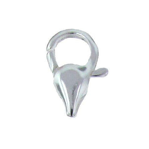 Clasps. Sterling Silver 13.60mm Width by 22.95mm Length by 5.90mm Thick, Smooth Trigger Lobster Clasp With No Ring. Quantity Per Pack: 1 Pieces.