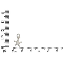 Load image into Gallery viewer, Sterling Silver, 9.3mm Width by 1.5mm Length by 11.7mm Height, Star Charm. Quantity Per Pack: 5 Pieces.
