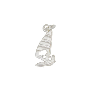 Sterling Silver, 9.5mm Width by 1.2mm Length by 20.4mm Height, Sail Boat Charm. Quantity Per Pack: 5 Pieces.