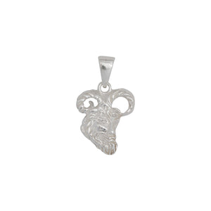 Sterling Silver, 16.6mm Width by 2.0mm Length by 20.8mm Height, Satyr Pendant / Charm. Quantity Per Pack: 2 Pieces.