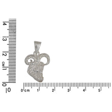 Load image into Gallery viewer, Sterling Silver, 16.6mm Width by 2.0mm Length by 20.8mm Height, Satyr Pendant / Charm. Quantity Per Pack: 2 Pieces.
