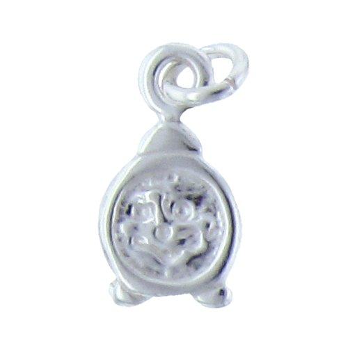 Sterling Silver, 14.2mm Width by 1.8mm Length by 8.3mm Height, Clown Face Charm. Quantity Per Pack: Pieces.