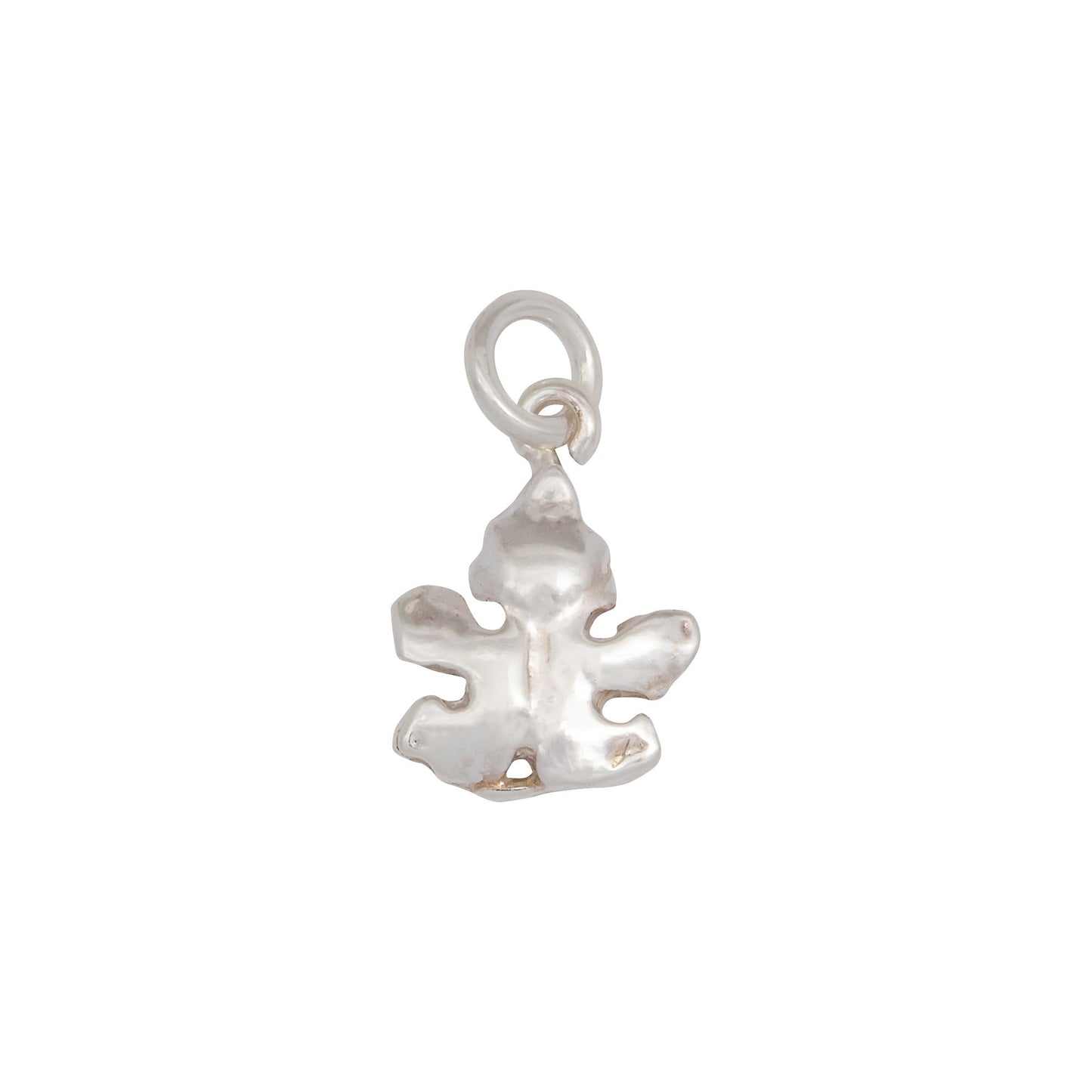 Sterling Silver, 9.8mm Width by 1.7mm Length by 13.4mm Height, Maple Leaf Charm. Quantity Per Pack: 6 Pieces.