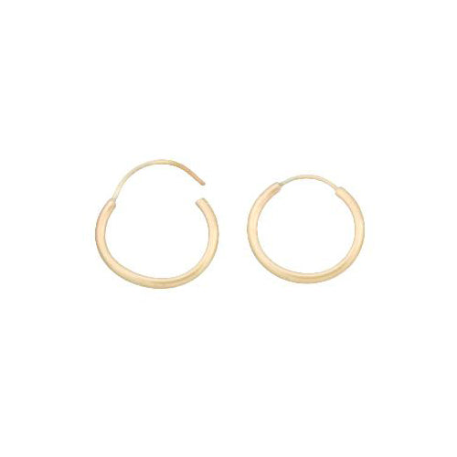 Ear Findings. 14kt Gold Filled 16.0 Gauge, 11.5mm Width / Length Infinity / Endless Hoop. Quantity Per Pack: 4 Pieces.