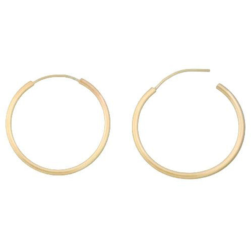 Ear Findings. 14kt Gold Filled 16.0 Gauge, 17.5mm Width / Length Infinity / Endless Hoop. Quantity Per Pack: 2 Pieces.