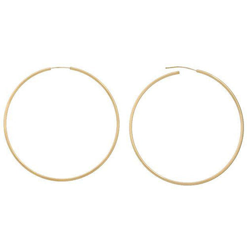 Ear Findings. 14kt Gold Filled 16.0 Gauge, 38.8mm Width / Length Infinity / Endless Hoop. Quantity Per Pack: 2 Pieces.