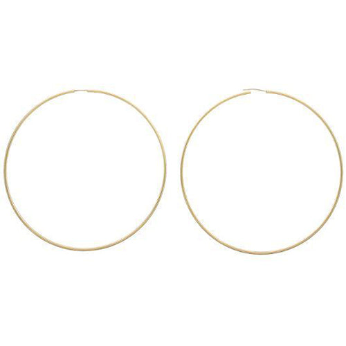 Ear Findings. 14kt Gold Filled 16.0 Gauge, 65.0mm Width / Length Infinity / Endless Hoop. Quantity Per Pack: 2 Pieces.