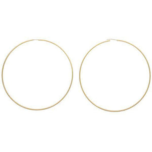 Ear Findings. 14kt Gold Filled 16.0 Gauge, 65.0mm Width / Length Infinity / Endless Hoop. Quantity Per Pack: 2 Pieces.