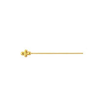 Load image into Gallery viewer, Sterling Silver Gold Plated / Vermeil, 22.0 Gauge 2.0 Inch Fancy Pin With Dotted Rhombus Head. Quantity Per Pack: 10 Pieces.
