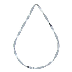 Sterling Silver, 30.3mm Width by 1.2mm Length by 42.8mm Height, Hammered Tear Drop Connector. Quantity Per Pack: 2 Pieces.